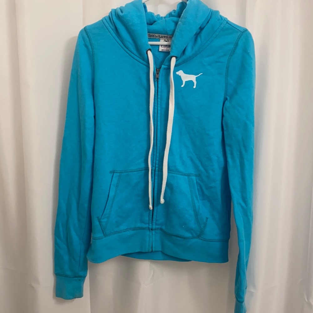 Pink hoodie zip up